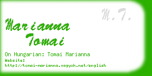 marianna tomai business card